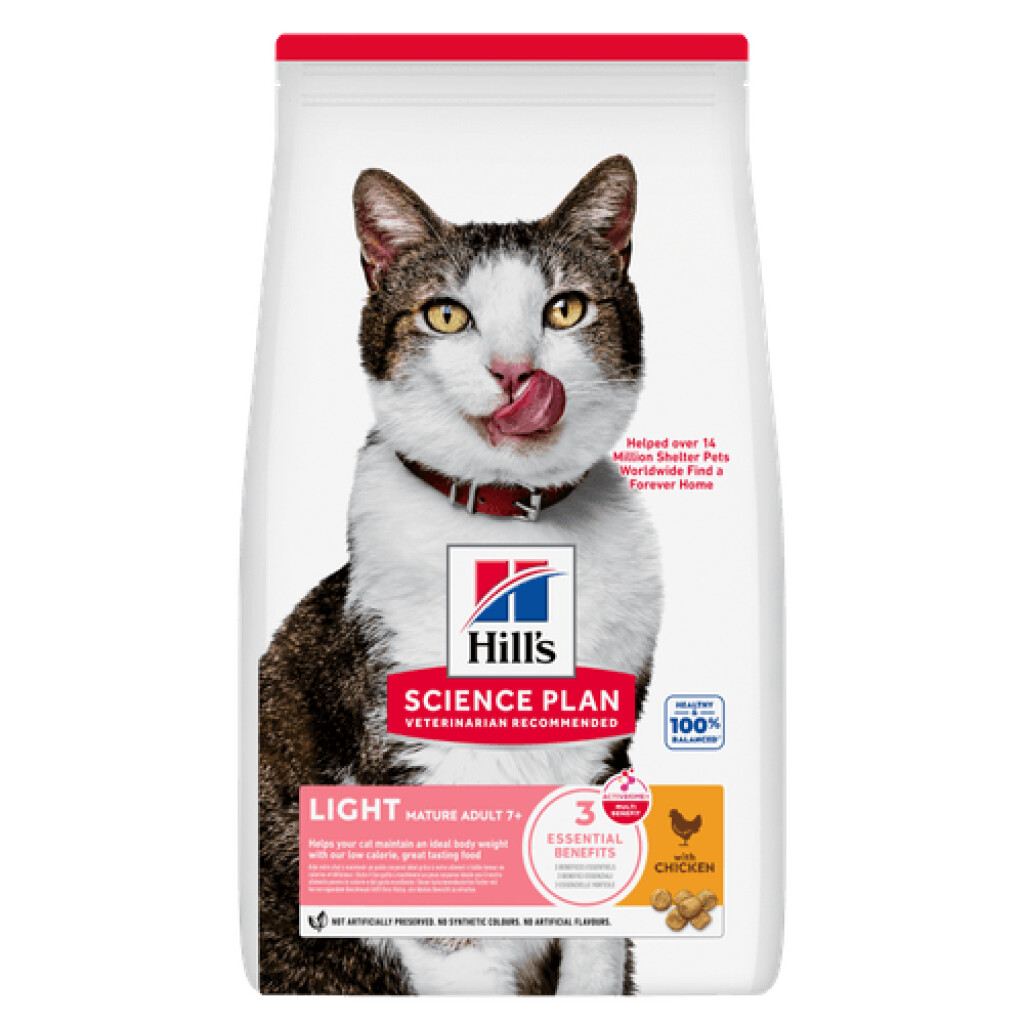 SP Mature Adult Light croquettes pour chat âgé au poulet 1,5 kg