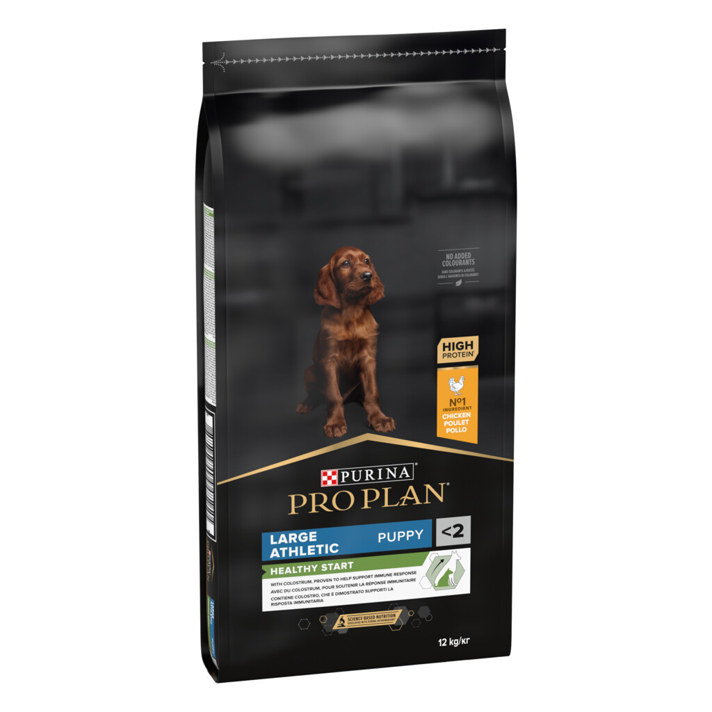 Optistart Large Athletic puppy kip 12kg