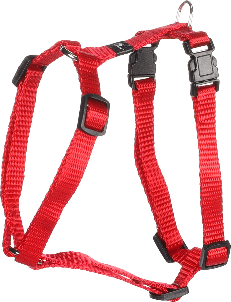 H-harnas Ziggi rood XS 25-40cm 10mm