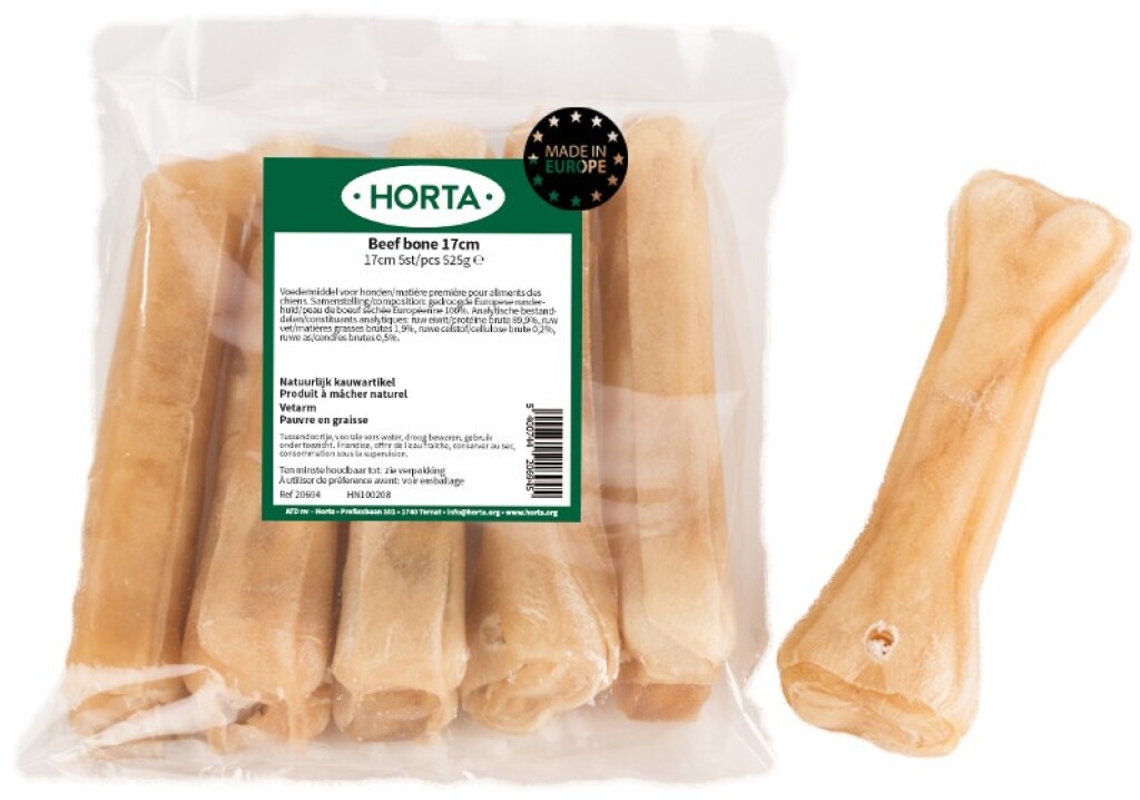 Beef bone 17 cm 5 pièces