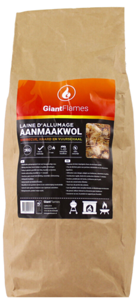 Laine d’allumage 2kg Laine d’allumage 2kg