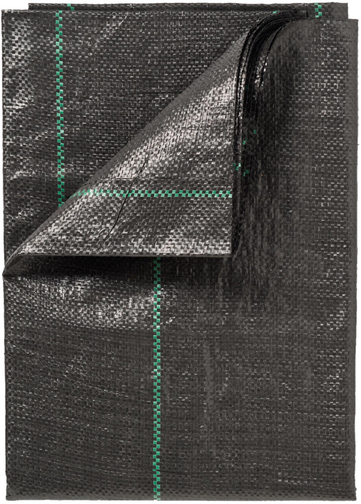 Gronddoek zwart 2,10x2,10m 100g/m²