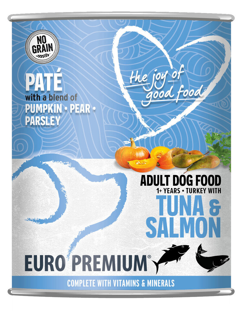 Paté adult turkey with tuna&salm 400g