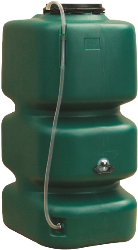 Tonneau de pluie cubique 500L vert sans robinet