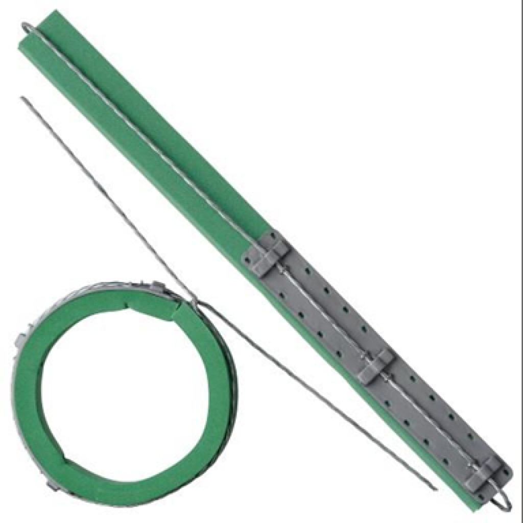 Softboomband 30x2,5cm groen 2 stuks