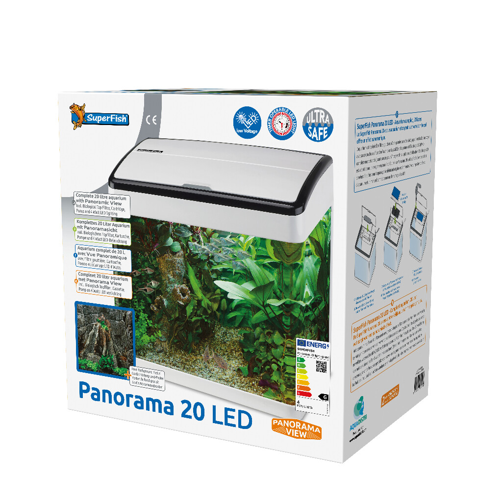 Panorama Aquarium 20 blanc