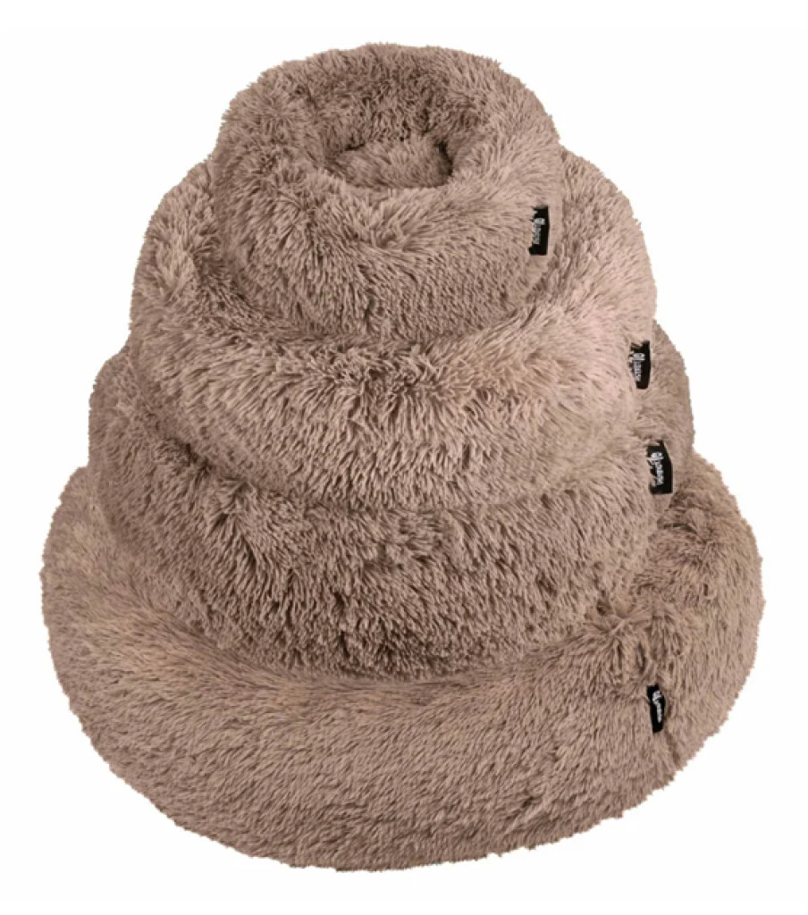 Fuzz Fluffy Hondenmand Mokka L 