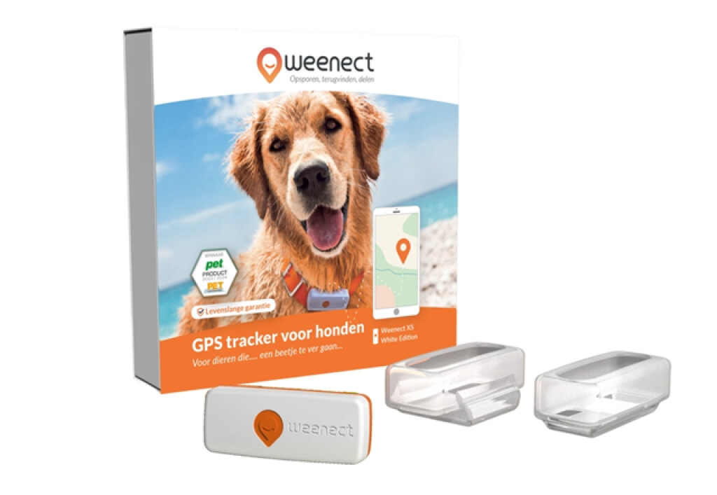 Traceur GPS Chien Blanc Traceur GPS Chien Blanc