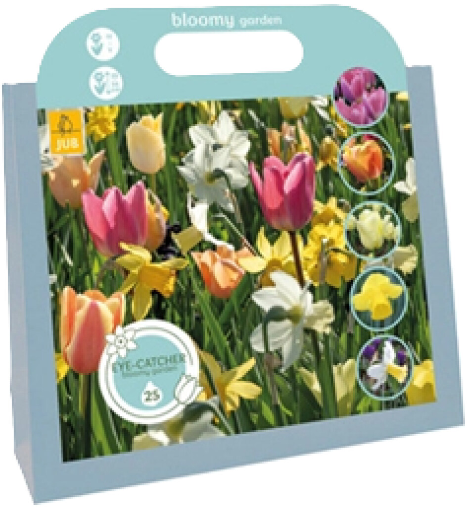 X1 tas 25 Eye-catchers - Bloomy Garden