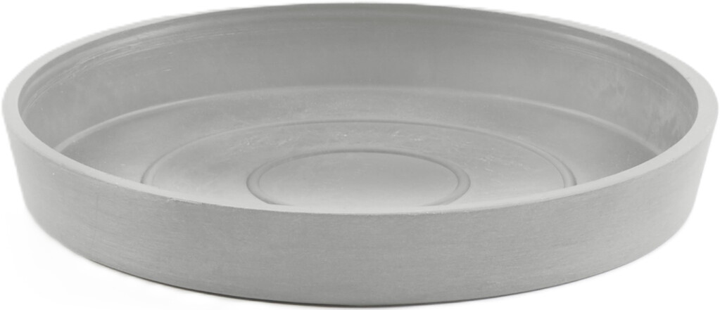 Saucer Round 40 White Grey