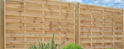 Houten afsluiting