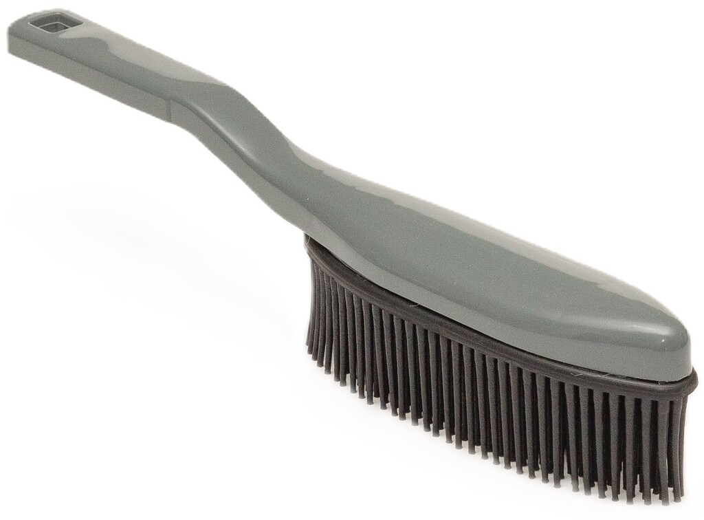 Linea classic handborstel rubber grijs