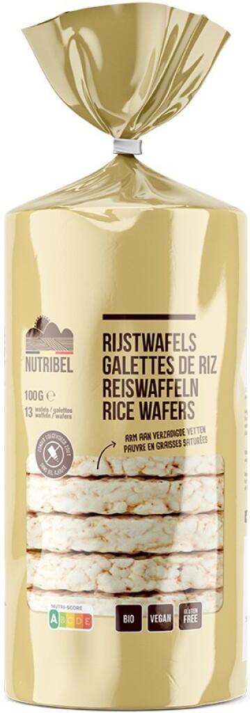 Galettes de riz sans sel bio & sans gluten 100g