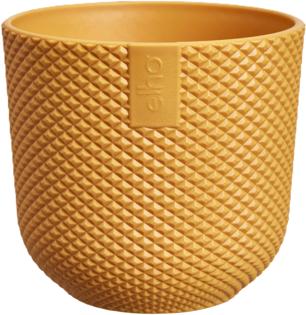 Bloempot Jazz rond mini 7cm amber geel
