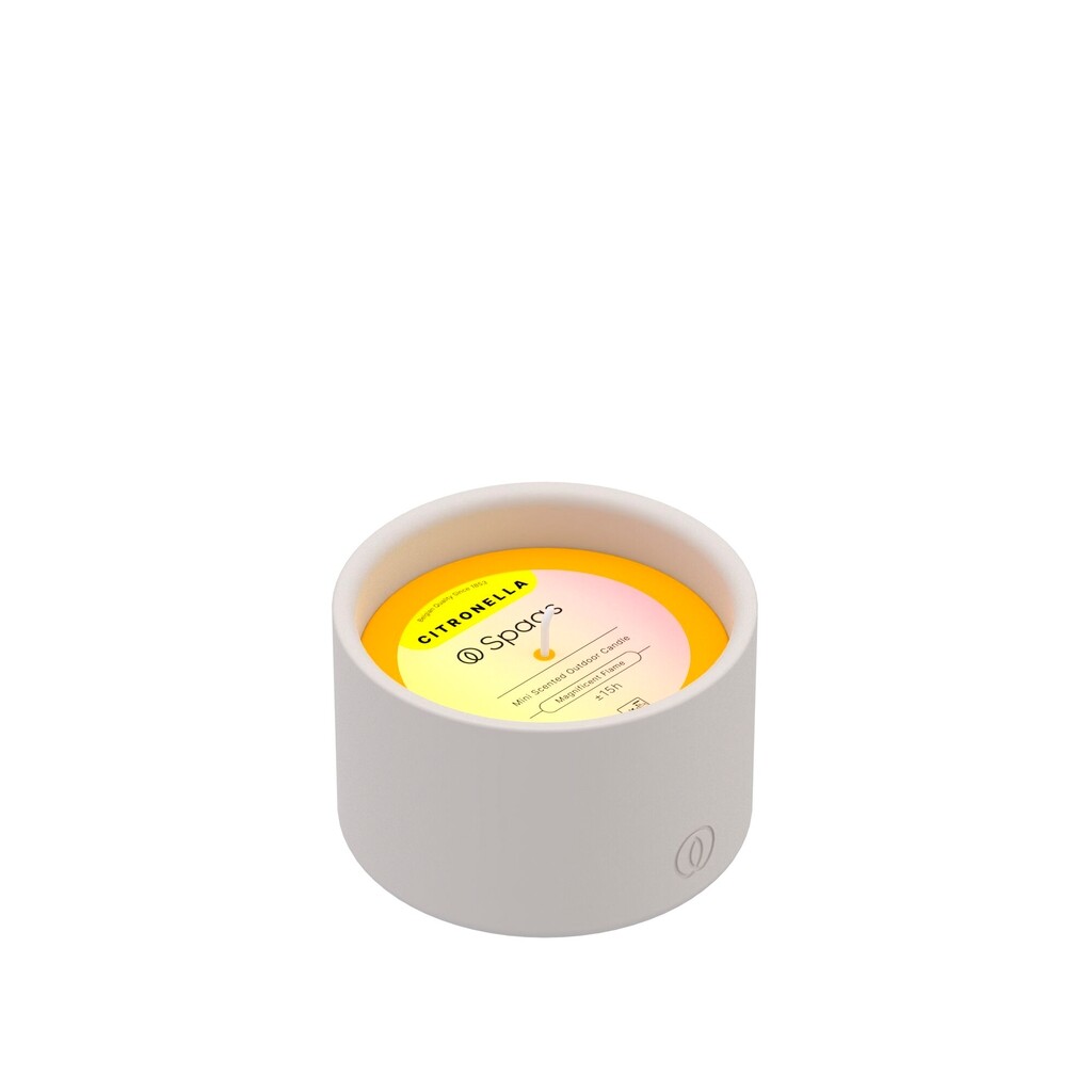 Mini Citronella Buitenkaars Levendig Geel 15u