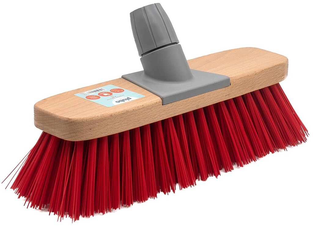 Linea wood straatveger 30 cm rood pvc