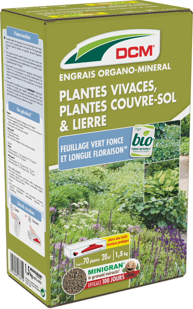 Engrais Plantes vivaces, Lierre & Plantes couvre-sol 1,5kg Engrais Plantes vivaces, Lierre & Plantes couvre-sol 1,5kg