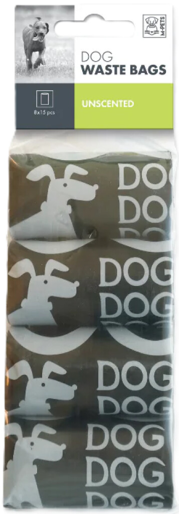 Poepzakjes zwart 4x15 stuks, zonder geur