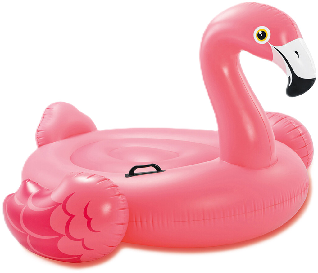 Roze flamingo ride-on 142x137x97cm