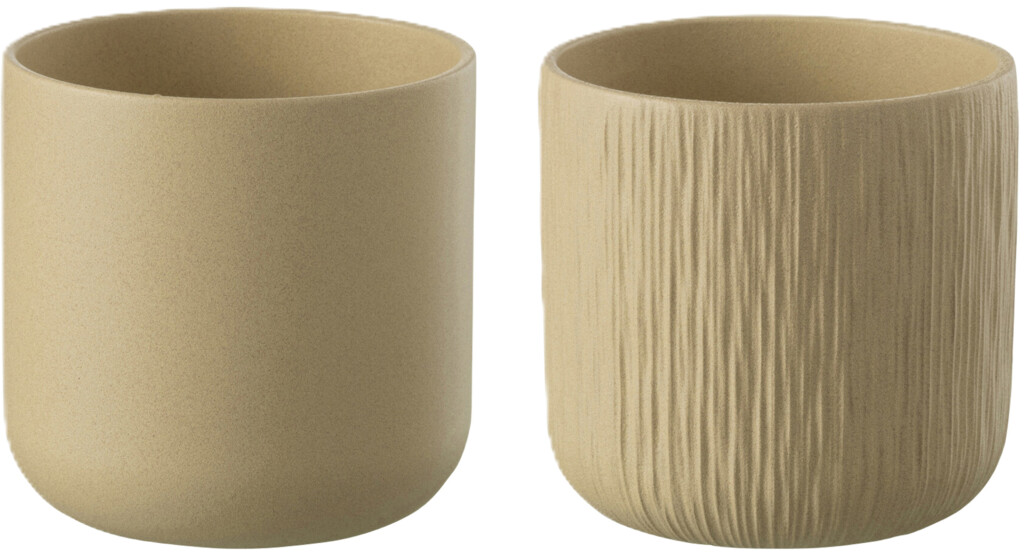 Câchepot gen céramique beige small assortiment de 2