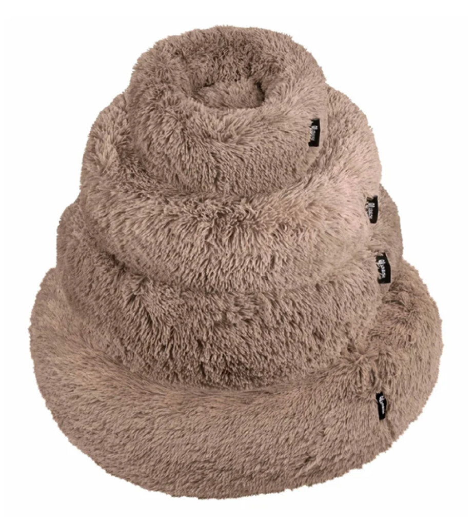 Fuzz Fluffy Hondenmand Mokka S