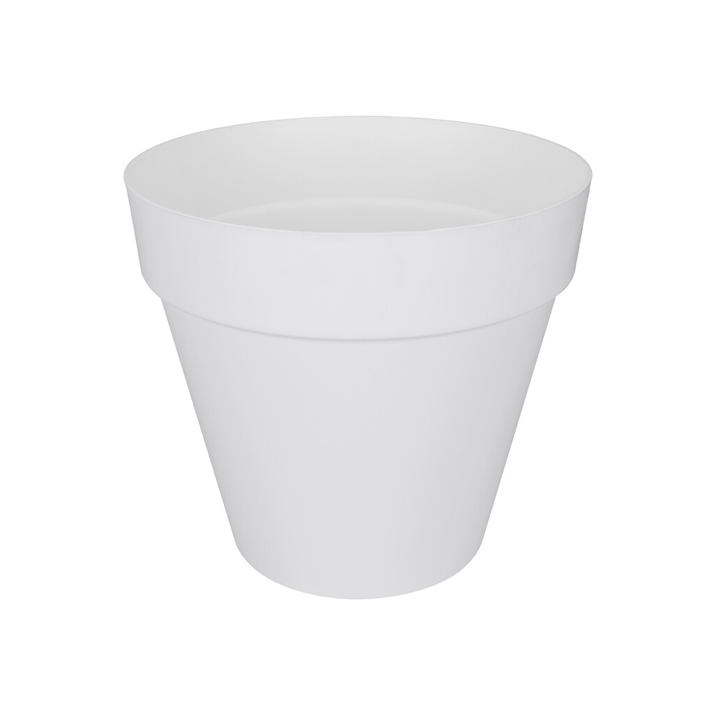Pot de fleurs Loft Urban rond roues 40 blanc Pot de fleurs Loft Urban rond roues 40 blanc