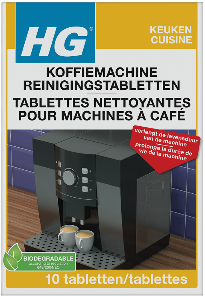 Tablettes nettoyantes pour machines à café 10 pièces Tablettes nettoyantes pour machines à café 10 pièces