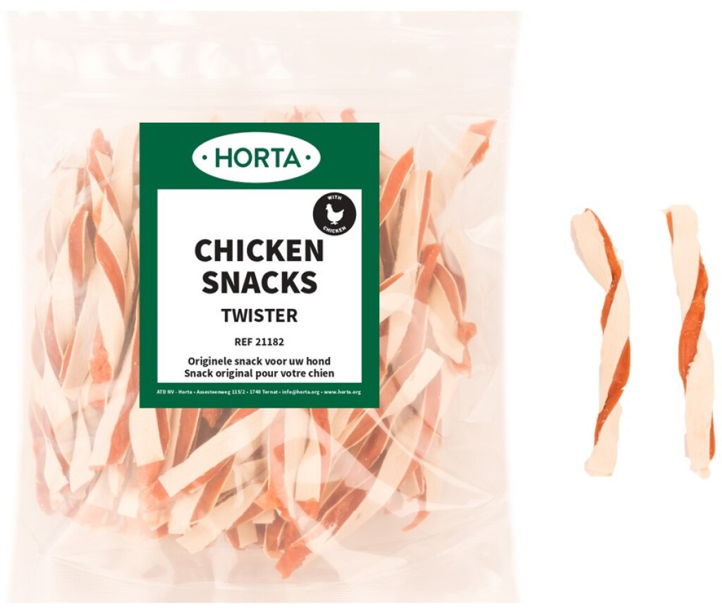 Snacks poulet twister 500g