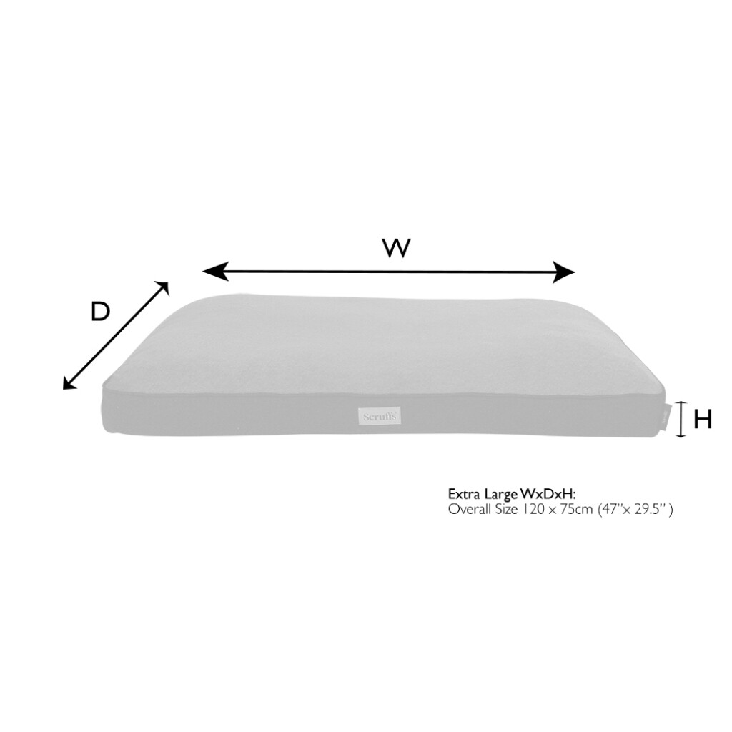 Harvard Memory Foam coussin orthopédique XL - Gris graphite Harvard Memory Foam coussin orthopédique XL - Gris graphite