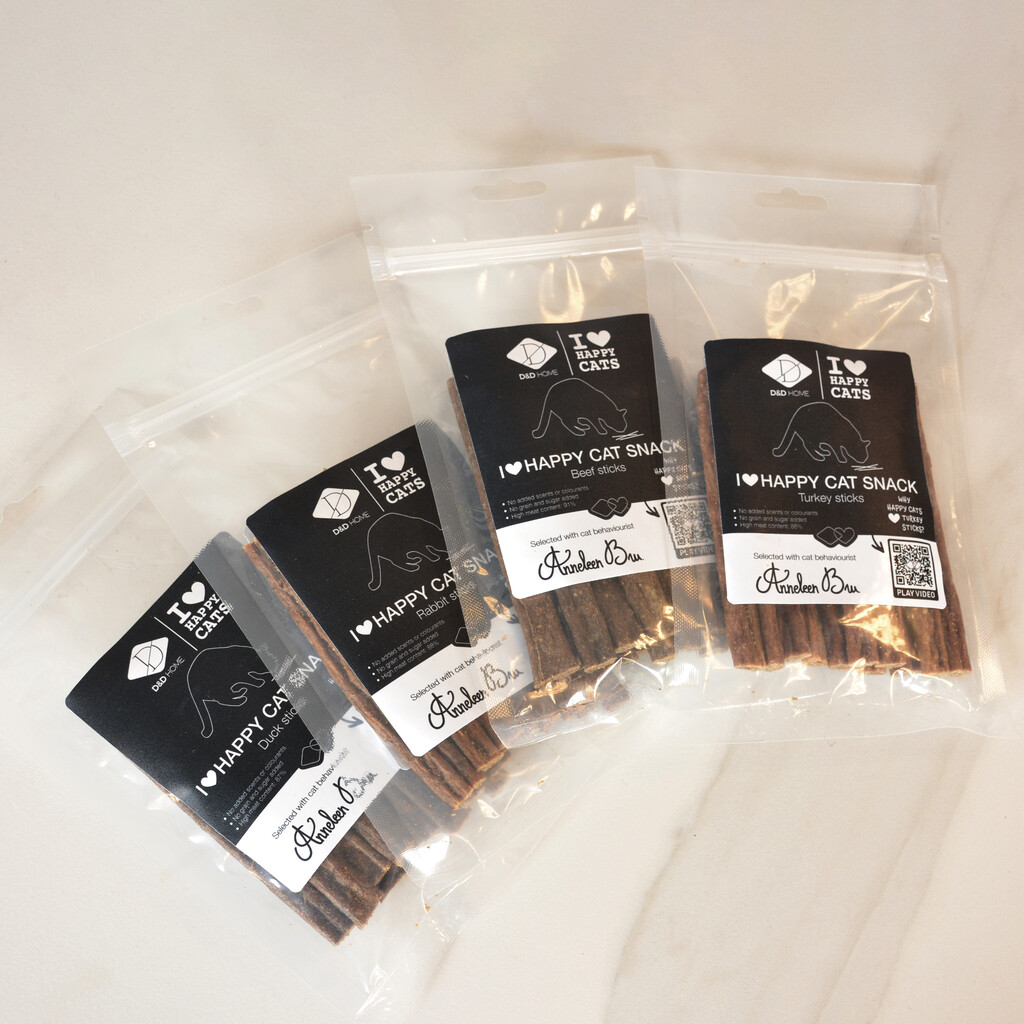 I Love Happy Cat Snack-Bâtonnets de bœuf 70g I Love Happy Cat Snack-Bâtonnets de bœuf 70g