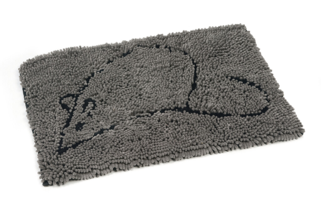 Dirty Cat droogloopmat kat grijs 60x40cm