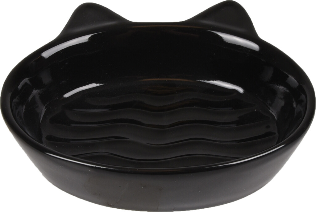 Eet- en drinkpot Gizmo zwart 13cm