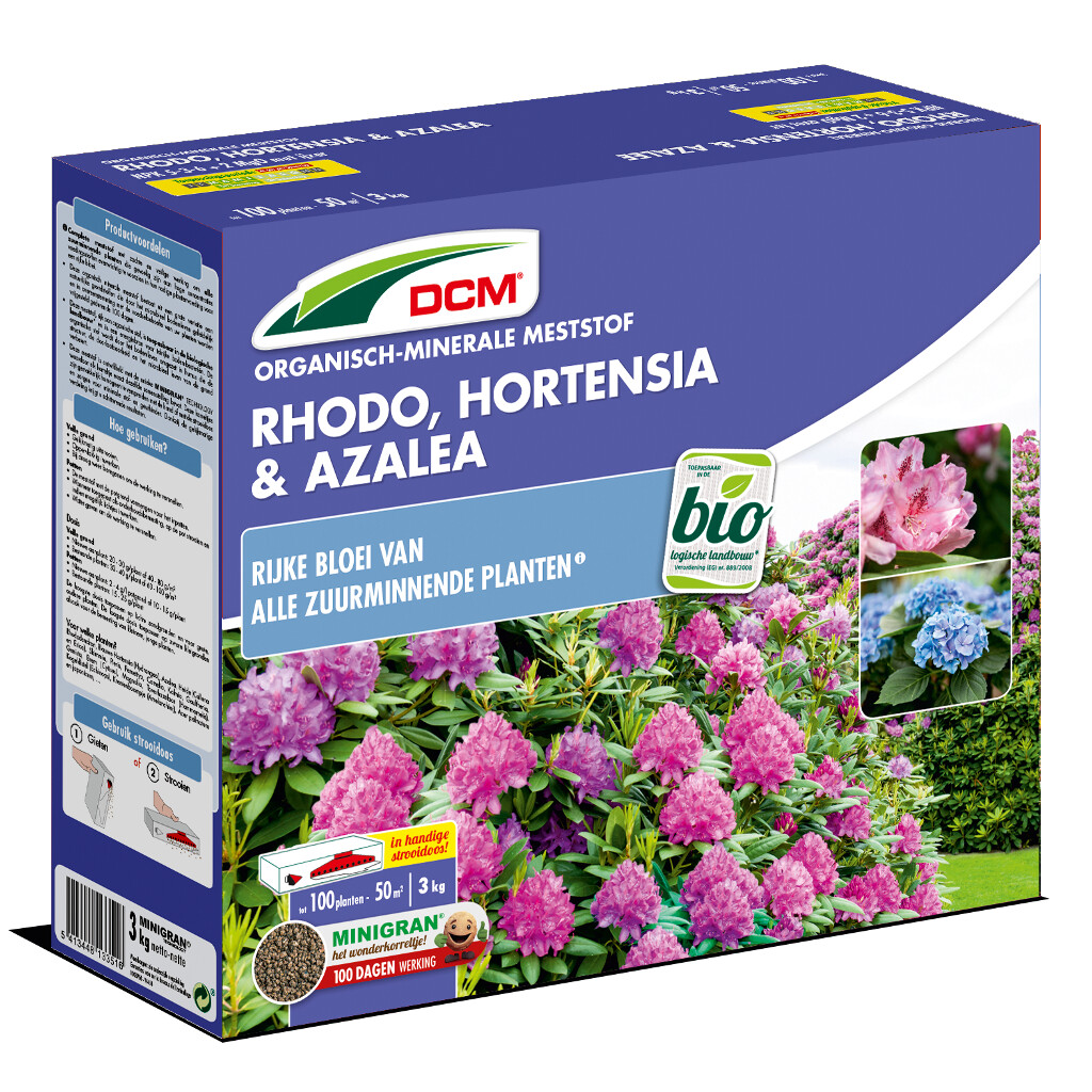 Meststof Rhodo, Hortensia & Azalea 3kg Meststof Rhodo, Hortensia & Azalea 3kg