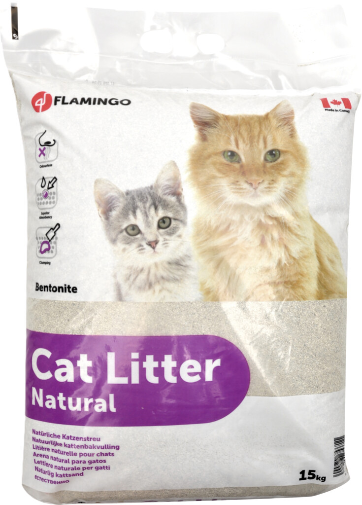 Kattenbakvulling natuur 15kg