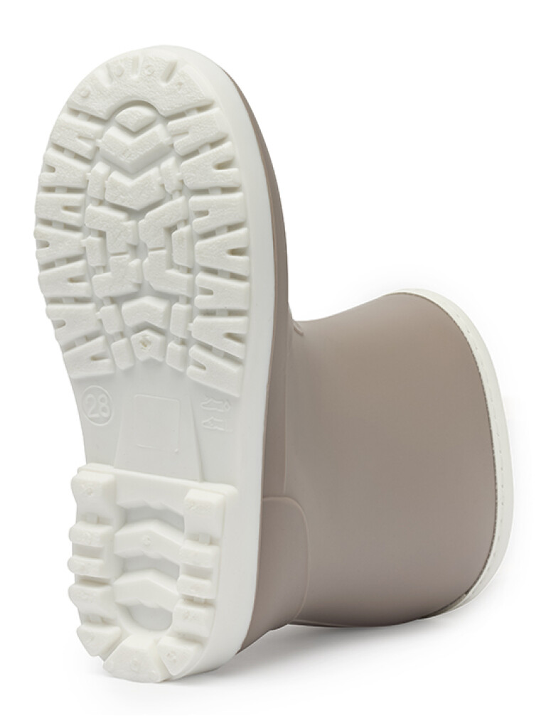 Bodi botte enfant fourré PVC taupe 25