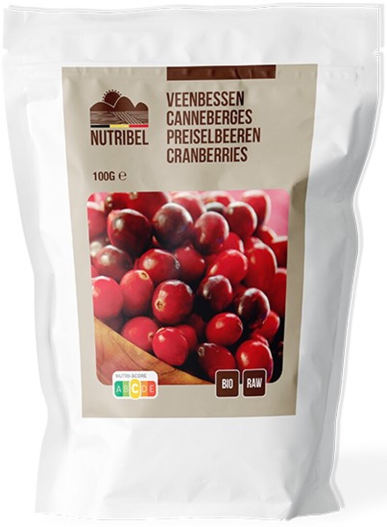 Canneberges bio & raw 100g