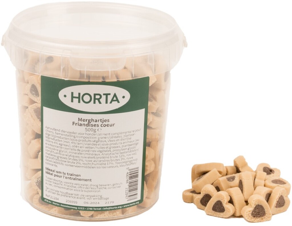 Merghartjes 500g (pot) Merghartjes 500g (pot)