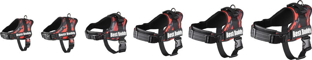 Harnais Best Buddy Pluto Rouge XXL Harnais Best Buddy Pluto Rouge XXL
