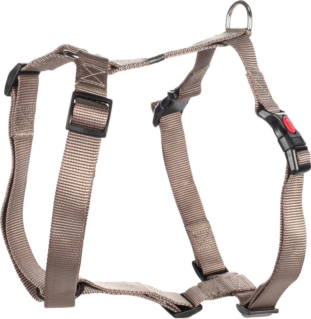 H-harnas Ziggi taupe L 60-85cm 25mm