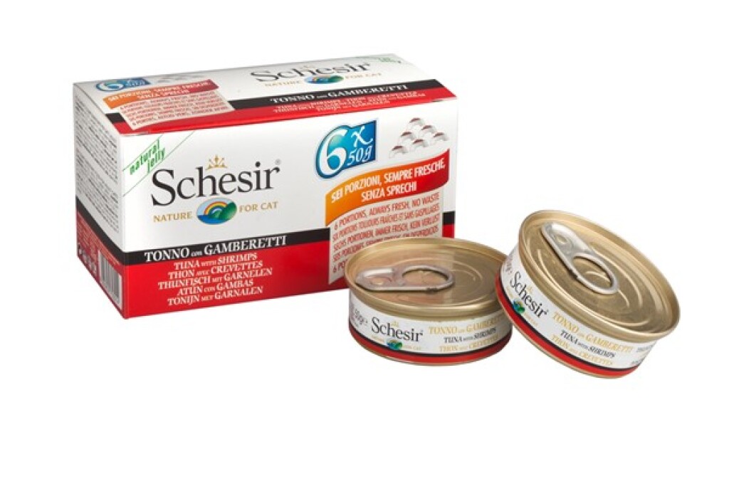 Multipack pour chat - thon & crevettes (gélatine)