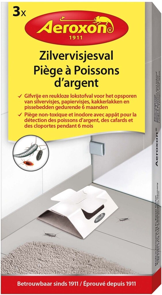 Piège à poissons d'argent 3 pièces