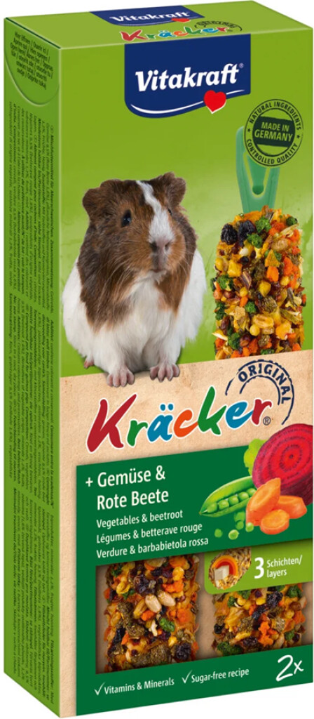 Kracker® + groenten & rode biet - cavia