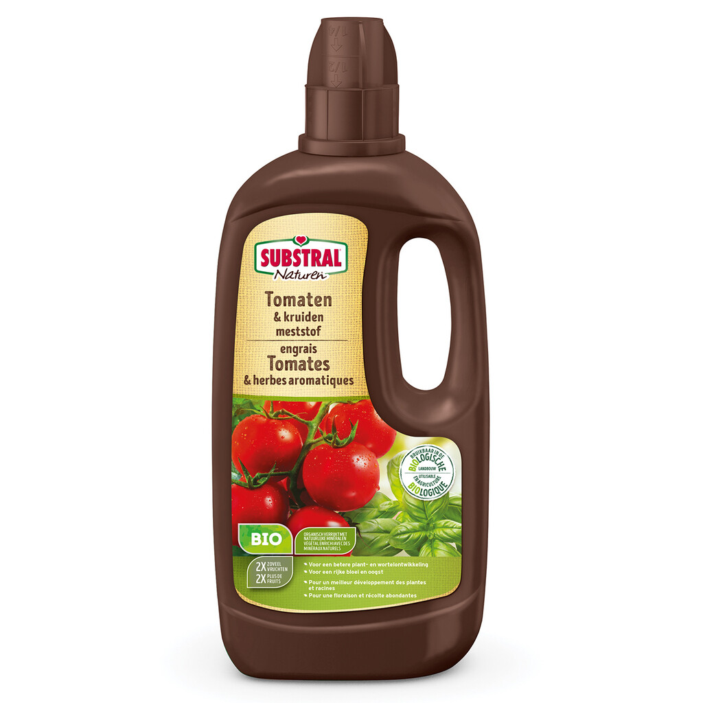 Bio meststof voor tomaten en kruiden 500ml