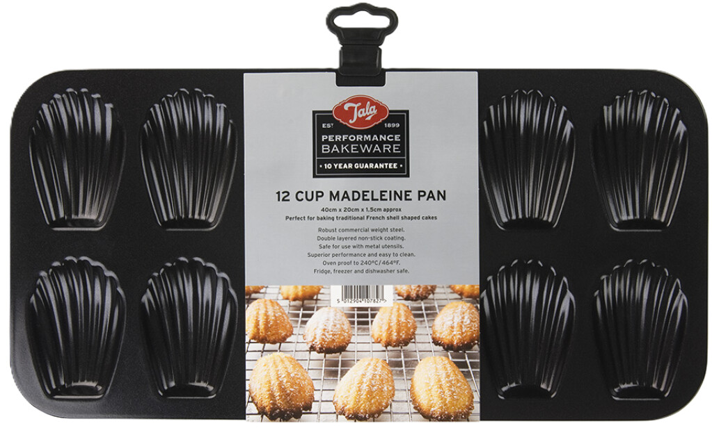 Plaque à madeleines 12 pièces Plaque à madeleines 12 pièces